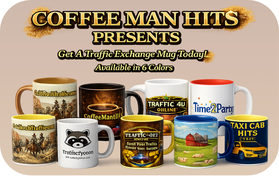 Coffee Man Hits Mugs